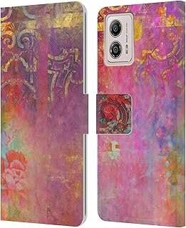 Head Case Designs Officially Licensed Aimee Stewart Boho Rose Assorted Designs Leather Book Wallet Case Cover Compatible with Motorola Moto G53 5G