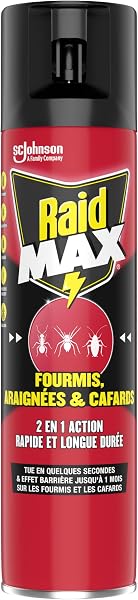 Raid Max Fourmis, Araignées et Cafards 400ml