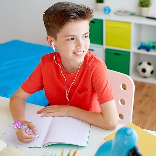 Miniatura 7 de 12 bolígrafos pequeños y bonitos en uno, bolígrafos de gel retráctiles 4 en 1, divertidos bolígrafos de dibujos animados para niños, mujeres,