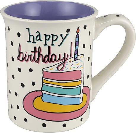 Enesco Our Name Is Mud Dirty Not This Again Good Morning - Taza De Café, 16 Onzas, Color Gris