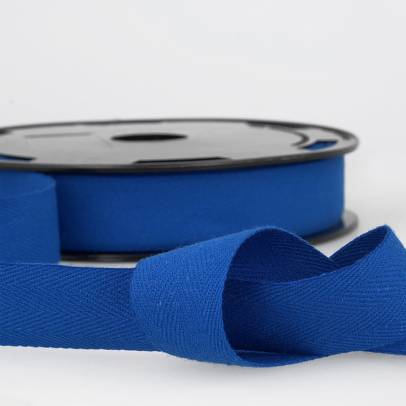Royal Blue 10m 100% Cotton Twill Tape - Soft Flexible Tape for Binding, Edging, Bunting, Aprons & Crafts - 14mm Wide - Packaged Length, No Joins - Giddy Square — image 1