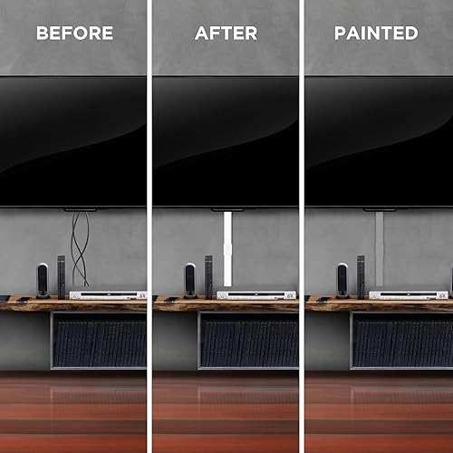 Miniatura 3 de SimpleCord - Juego de 9 piezas de conexión de cable para kit organizador de cables - Gestión de cables para televisores de montaje en pared