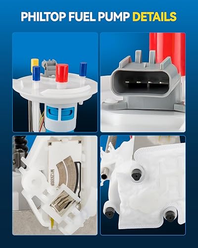 Miniatura 506 de PHILTOP Electric Fuel Pump Assembly Fits For Chevrolet S10 1985-1991, GMC S15 1985-1990, GMC Sonoma 1991, GMC Syclone 1991, SP06B1H