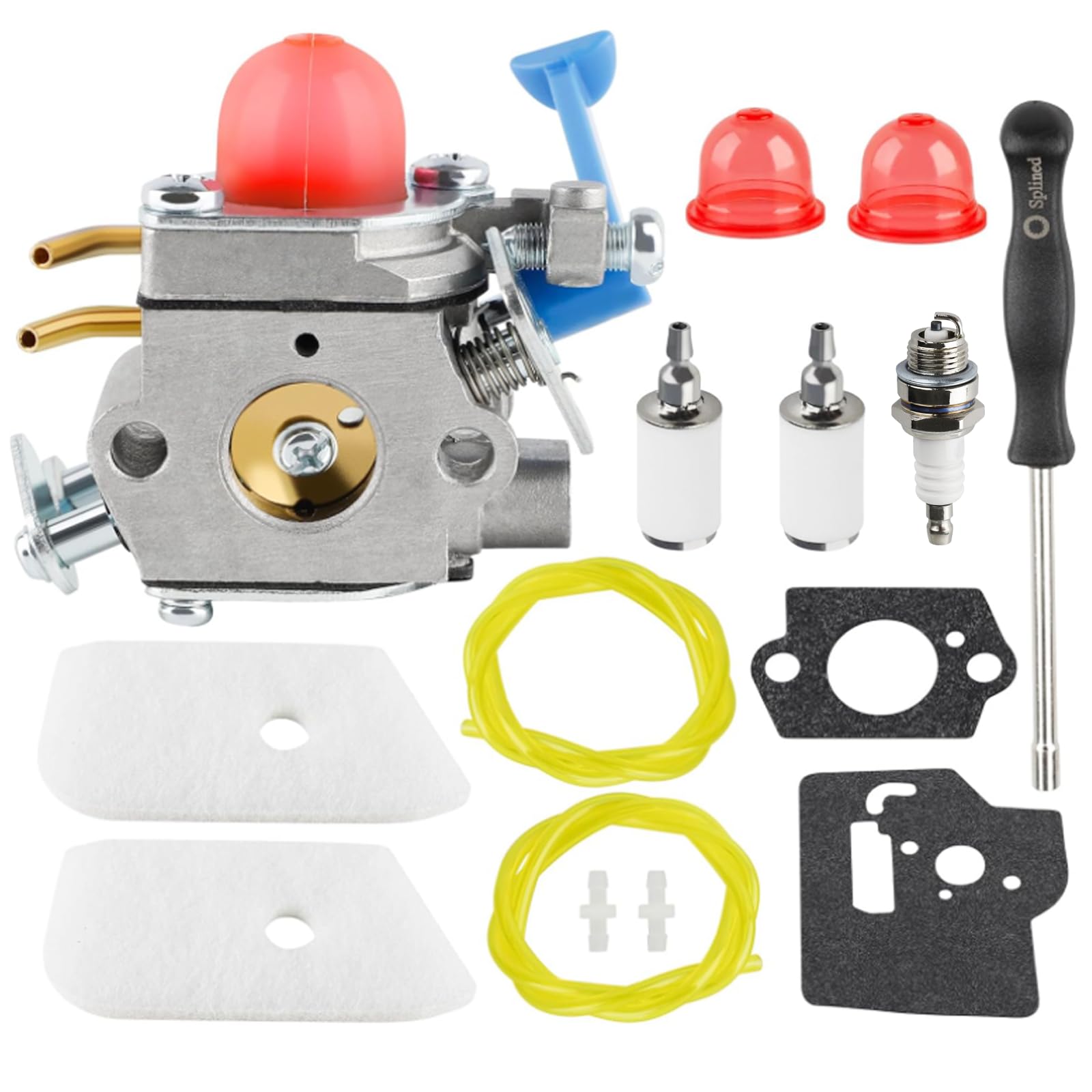 Carburador 128LD para cortacésped Husqvarna 128LD 128CD 128L 128R 128RJ 28cc recortadora bordeadora 545081848 545081850 Carburador para recortadora de cuerdas Craftsman 358792030 358792031