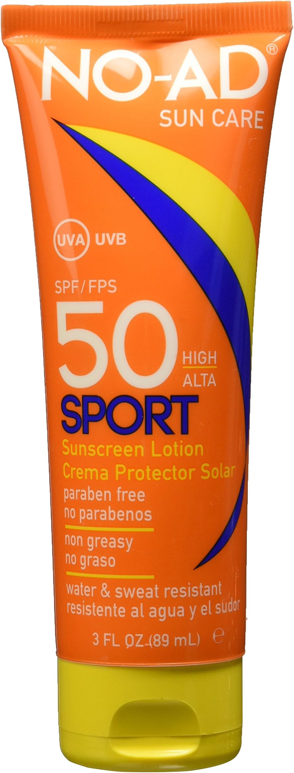 No-ad Sport Sunscreen Lotion SPF 50 3 Oz