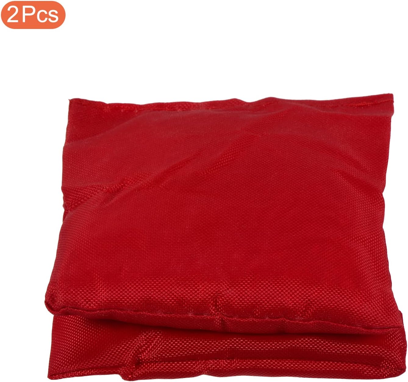 PATIKIL Cornhole Bean Bags, 2 Pack Canvas Sandbag for Carnival Outdoor Yard Party Hand Tossing Game, Red - Image 4