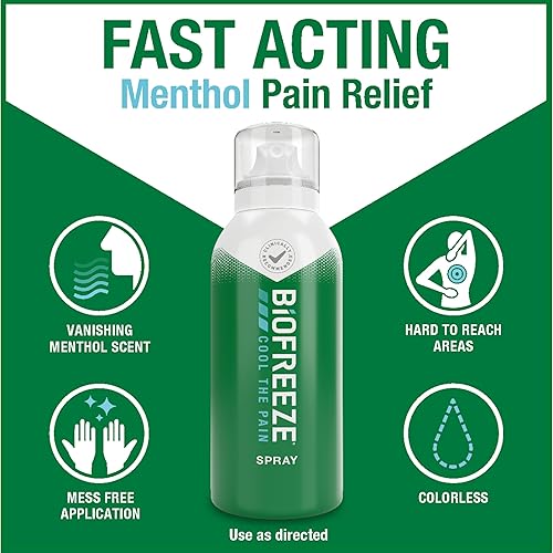 Miniatura 9 de Biofreeze espray para aliviar el dolor paquete de de 2