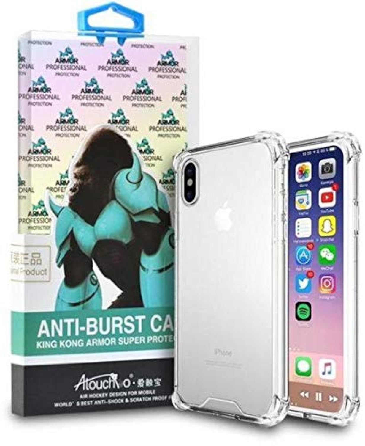 Gorilla iphone x case with screen protector - transparent: Buy Online at Best Price in UAE - Amazon.ae Gorilla iphone x case with screen protector - transparent: Buy Online at Best Price in UAE - Amazon.ae