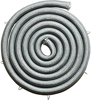 W10162384 Oven Door Gasket with Mounting Clips - High-Temp 500°F Fiberglass Seal - Compatible with Whirlpool/Maytag/KitchenAid/Jenn-Air Ranges - Replaces W10162383, AP6022534, EA21541732