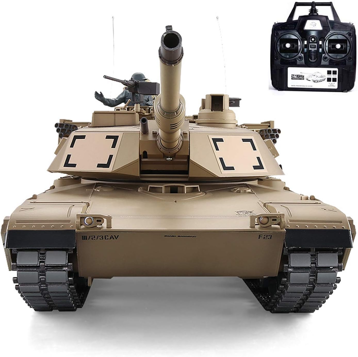 数量は多 童友社 ラジコン 1 16 M1A1エイブラムスNATO軍40MHz仕様RC-2