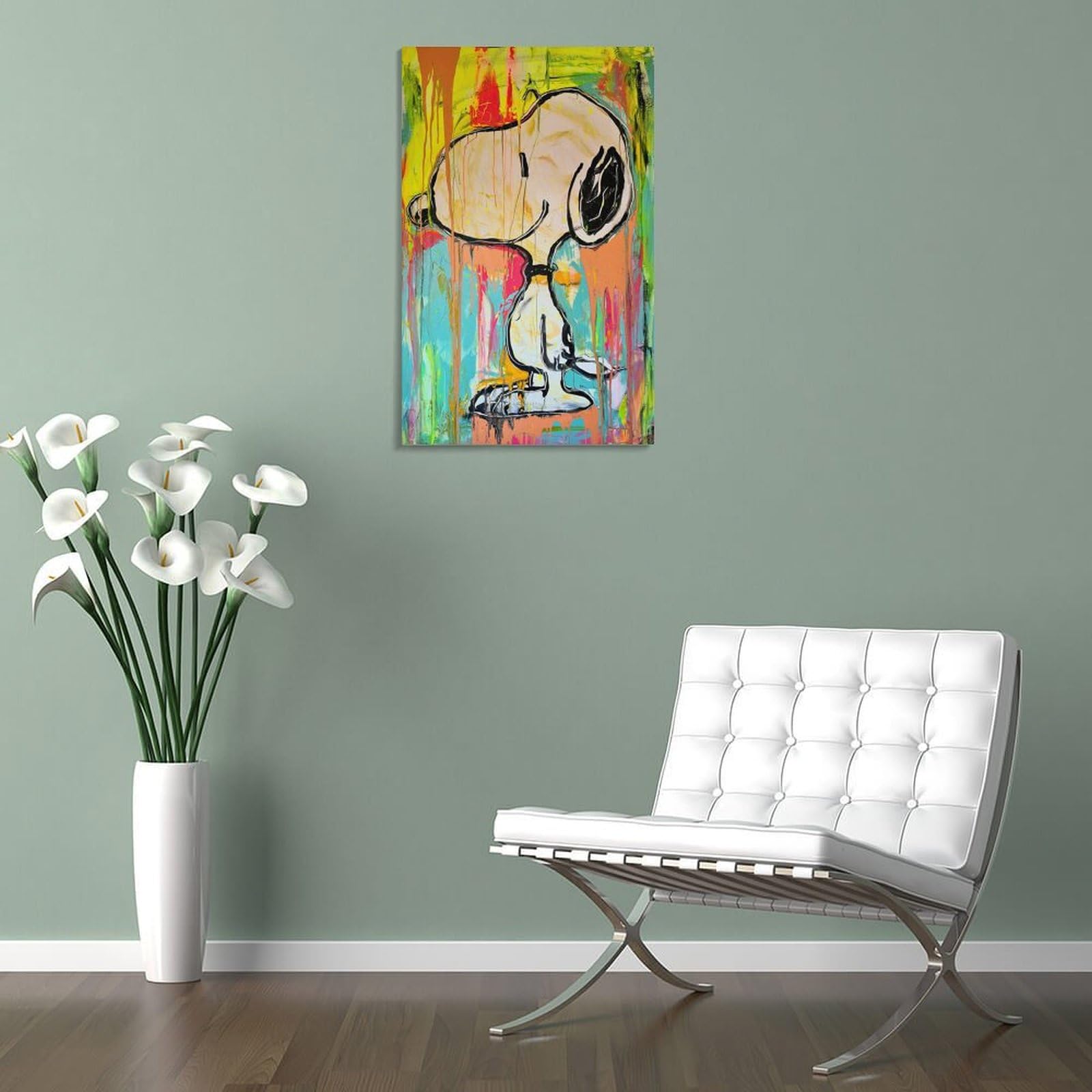 絵画　スヌーピー Amazon.co.jp: スヌーピーの絵画 Snoopy ホーム装飾 アート