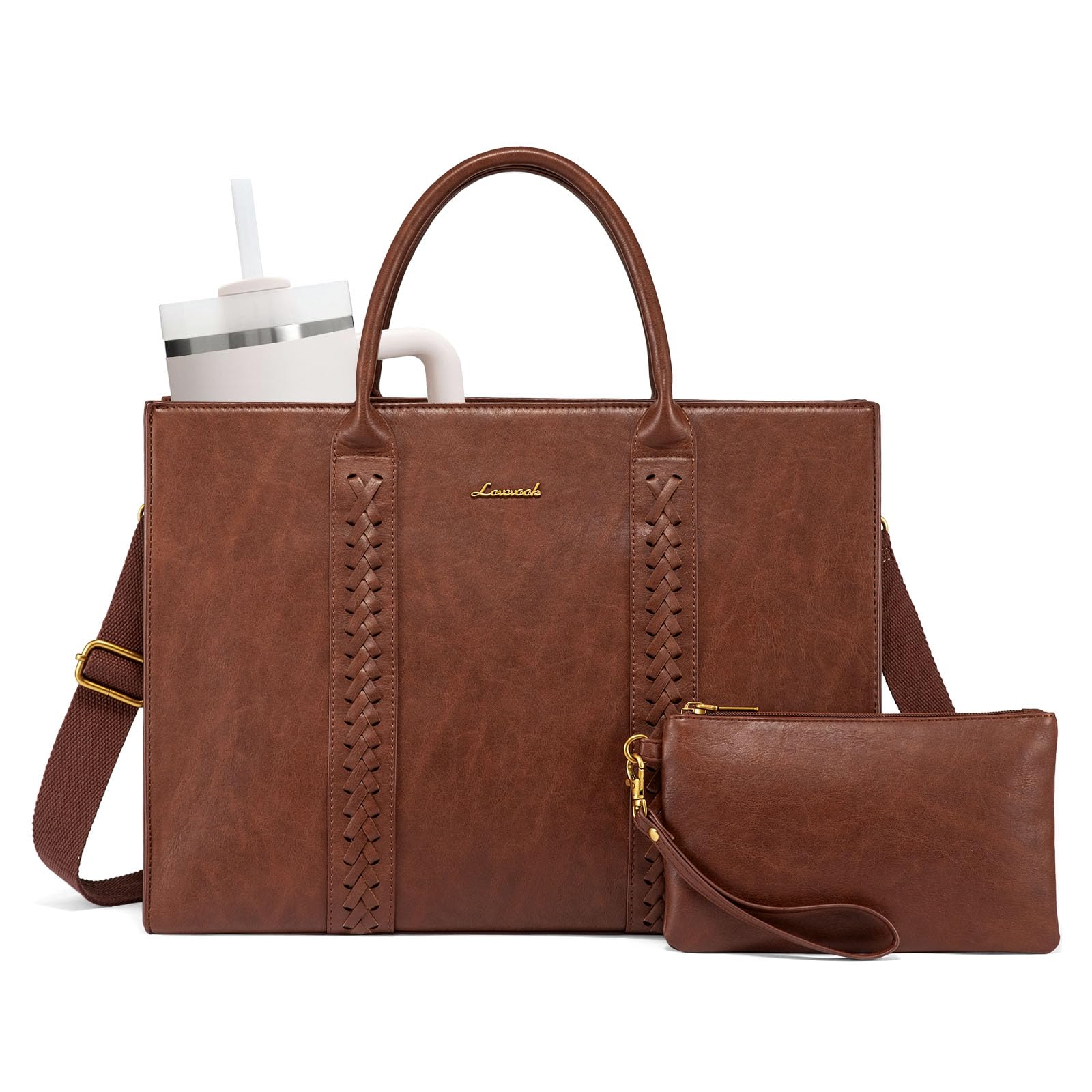 LOVEVOOK Vintage Leather Tote