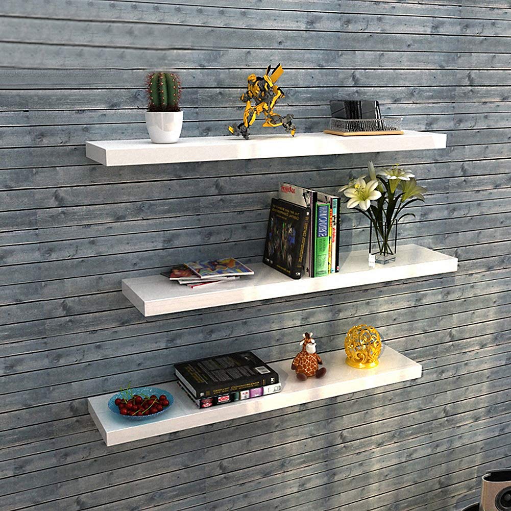 Buy Floating Wall Shelves,3 Set of Wall ed Shelf,Stylish Space Saving