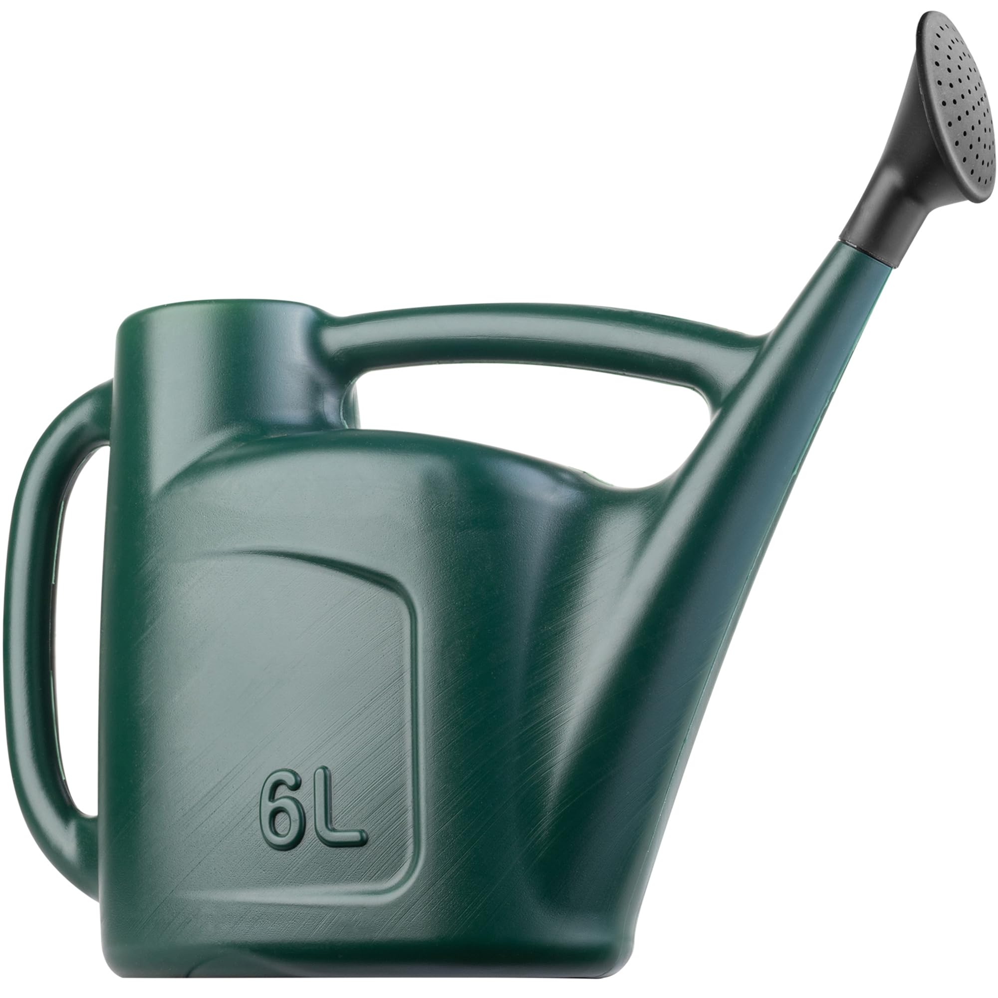 Hardys 6L Green Rose Watering Can - Outdoor & Indoor Watering Can with Detachable Sprinkler Rose Head, Long Spout Water Can for Houseplant & Garden Plants