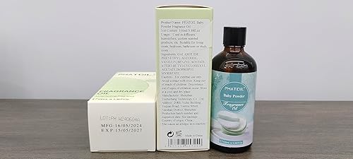 Miniatura 8 de 3.38 onzas líquidas de aceites aromáticos en polvo de bebé para aromaterapia, aceites esenciales para difusores para el hogar, perfectos para