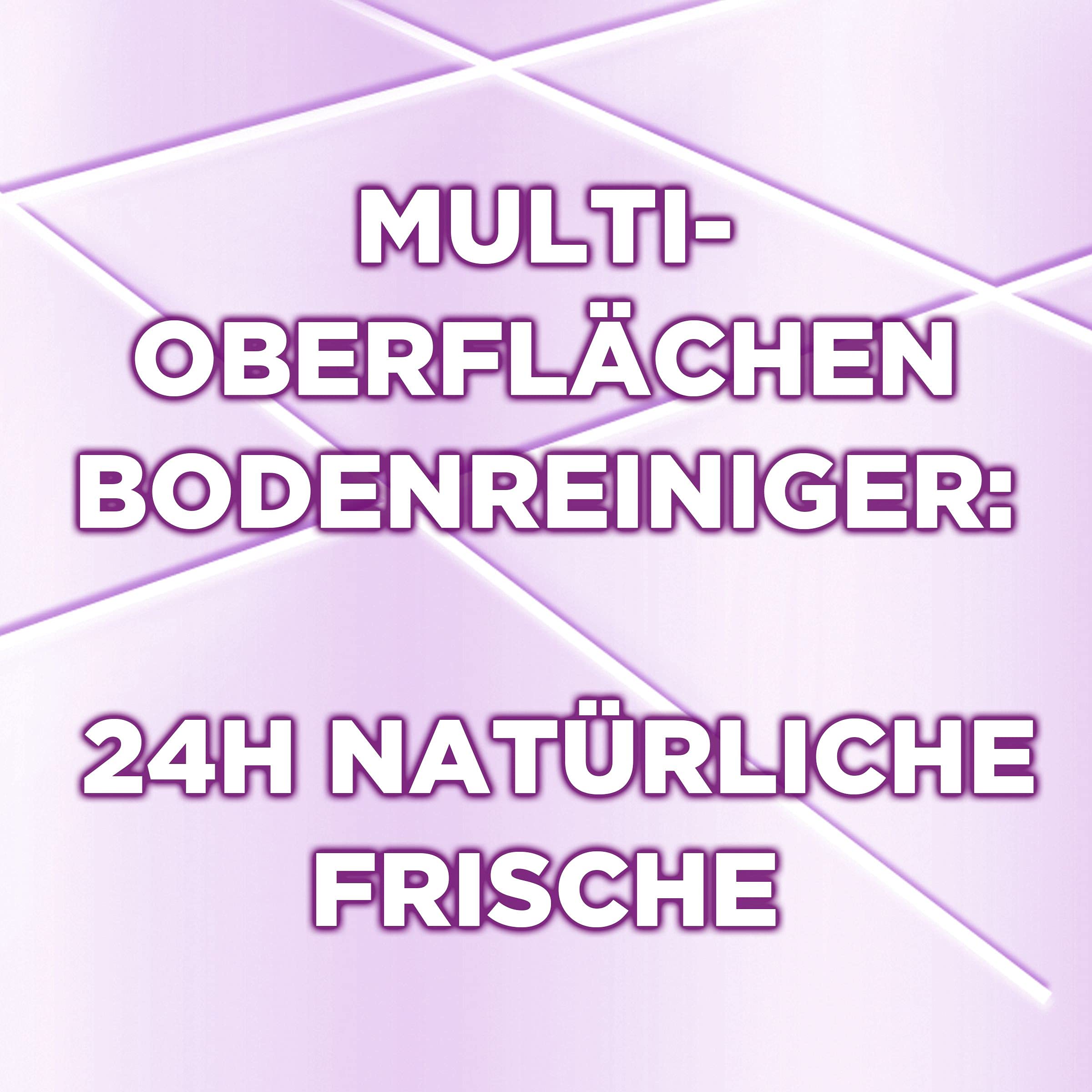 Ajax Limpiador multiusos de lavanda y magnolia, Fête des Fleurs, limpiador multisuperficie, paquete de 12 unidades (12 x 1 l)