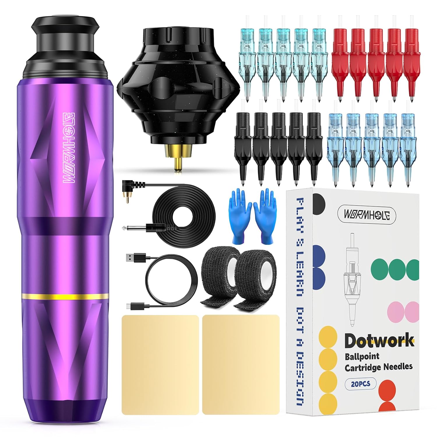 Wormhole Tattoo Kit Wireless Tattoo Gun Kit Tattoo Nepal | Ubuy