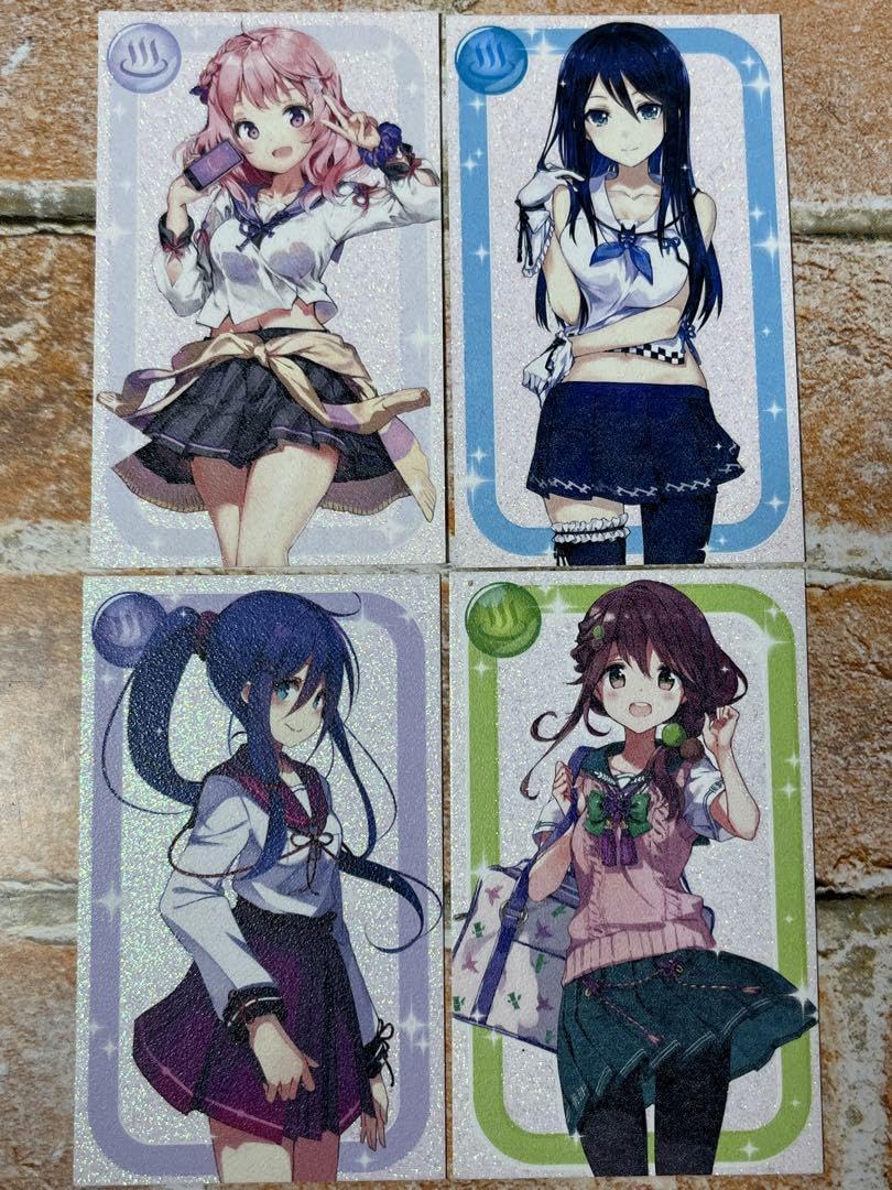 温泉むすめ　サポーター特典　4月誕生日かキャラ10個セット 温泉むすめ サポーター特典 4月誕生日かキャラ10個セット 温泉