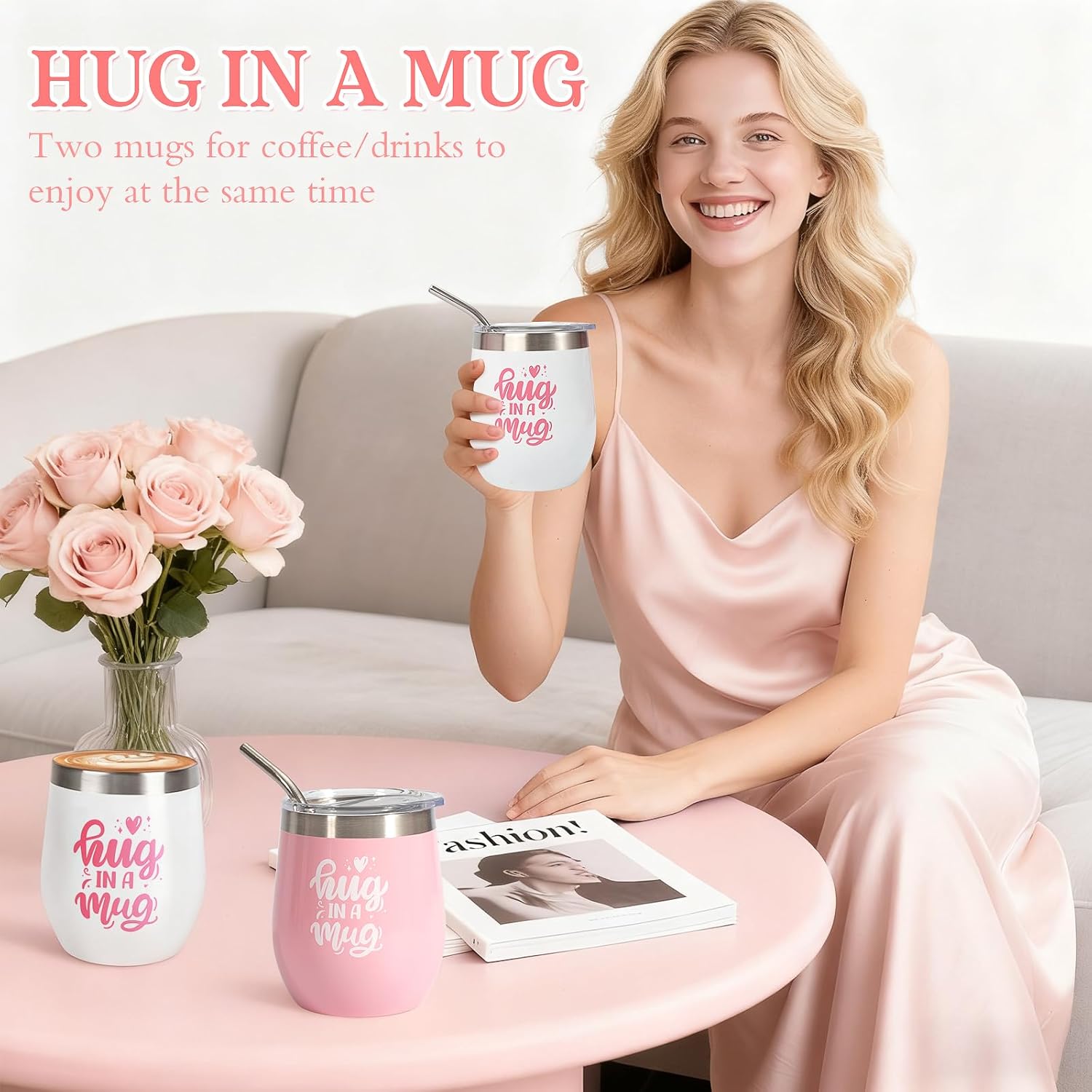 Valentine's Day Gifts for Women,Birthday Gift,Self Care Set ,Get Well Soon Gift Baskets, Relaxing Rose Spa Gift Basket ,Care Package,Unique Mom Gifts for Her Girlfriend Sister Friend Wife Grandma - Image 6