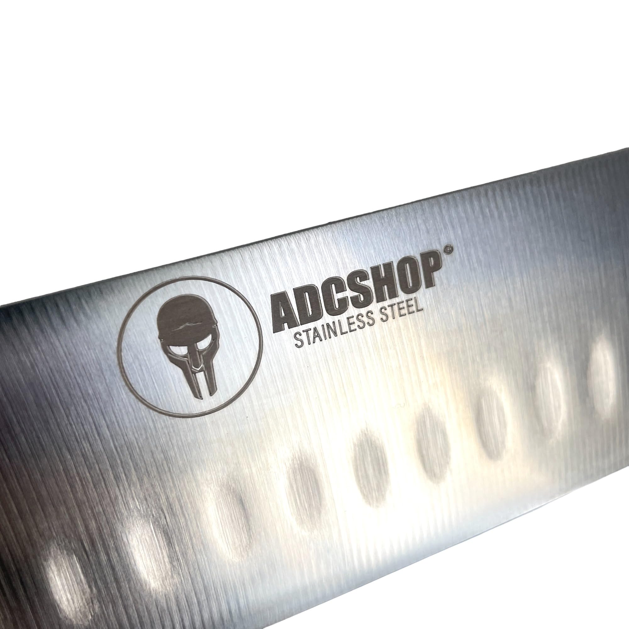 Couteau à fromage à double manche – coupe fromage- cier inoxydable 3Cr13Mov - Double manche polypropylène. Lame droite à fromage satinée alvéolée - Taille totale 50.80 cm - Taille de la lame 22.20 cm