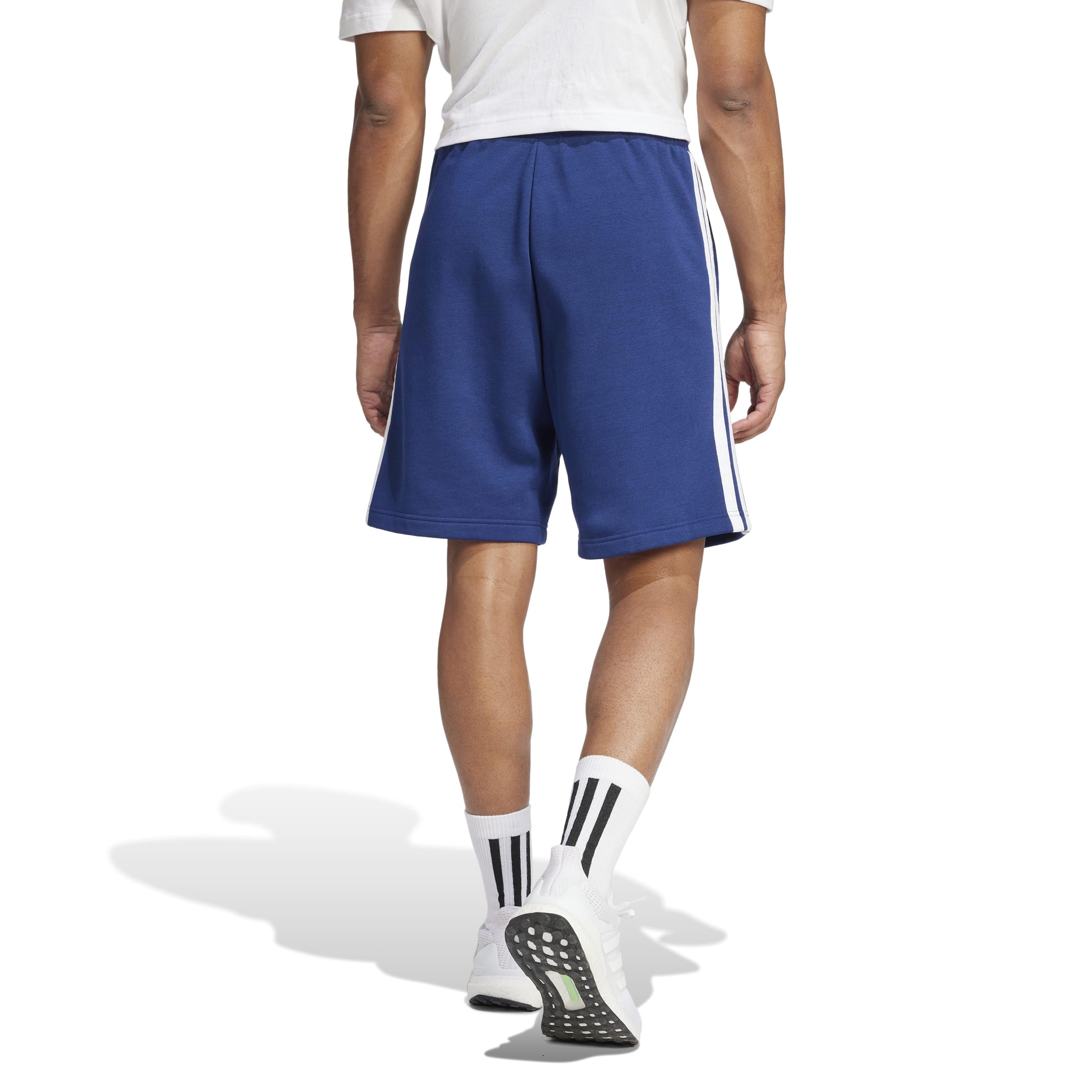 adidas Homme Essential Three Stripes Fleece Short