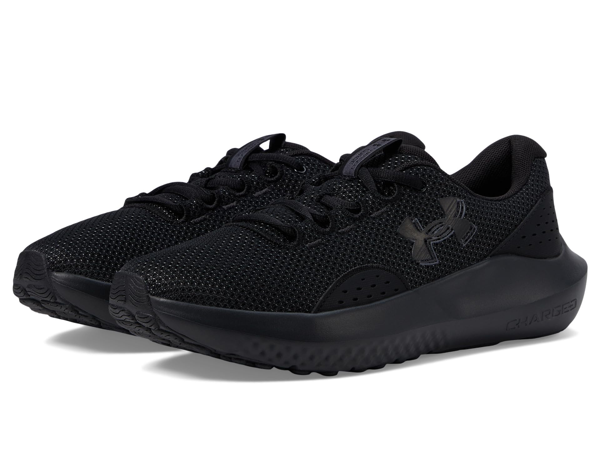 Under Armour Ua W Charged Surge 4 Running Shoe, Black, 3.5 UK