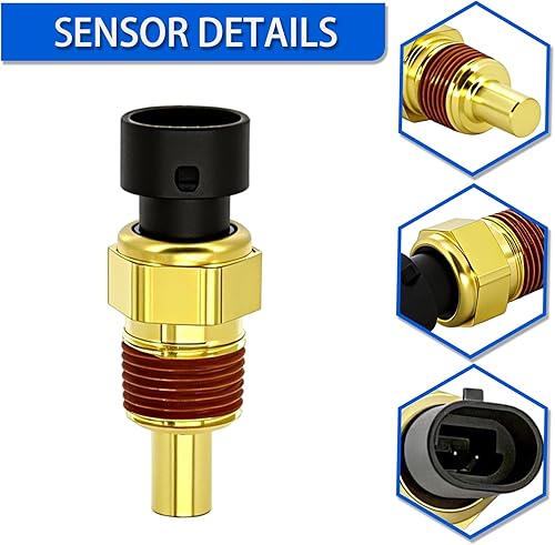 Miniatura 3 de Sensor de temperatura del refrigerante del motor, sensor de temperatura ECT compatible con Buick Cadillac Chevy GMC Pontiac Duramax- Blazer Impala