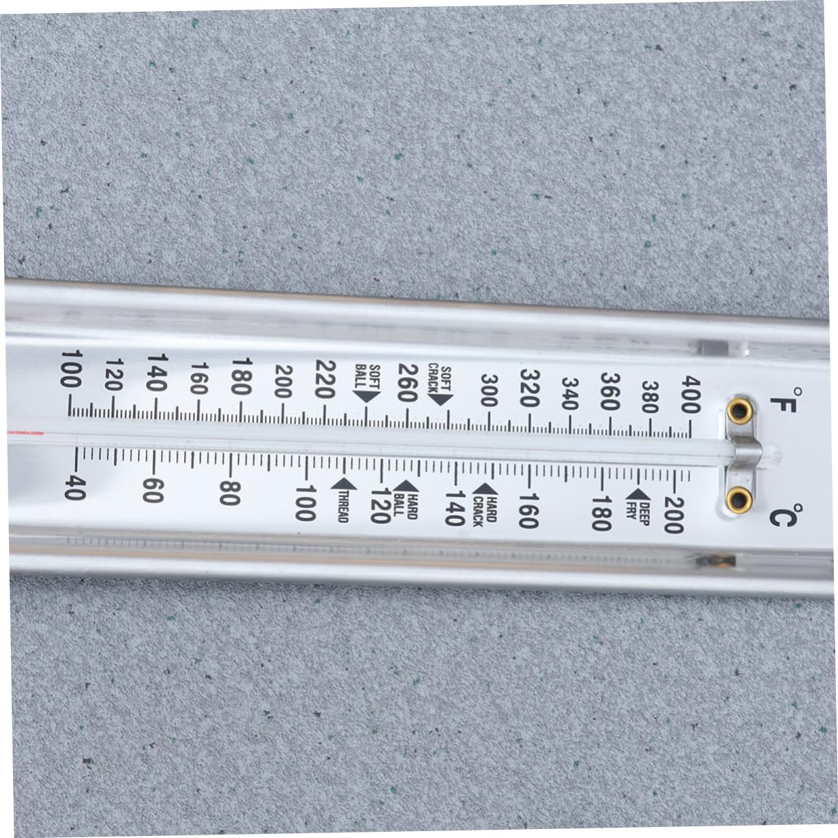 Thermomètre à Bonbons Suspendu Double Échelle 2 Pièces Pvc