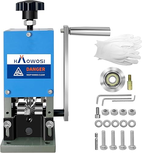 Máquina pelacables manual y accionada por taladro 0.06 "-0.98", Máquina peladora de cables Hoja de acero de resorte de 65 MN, herramienta
