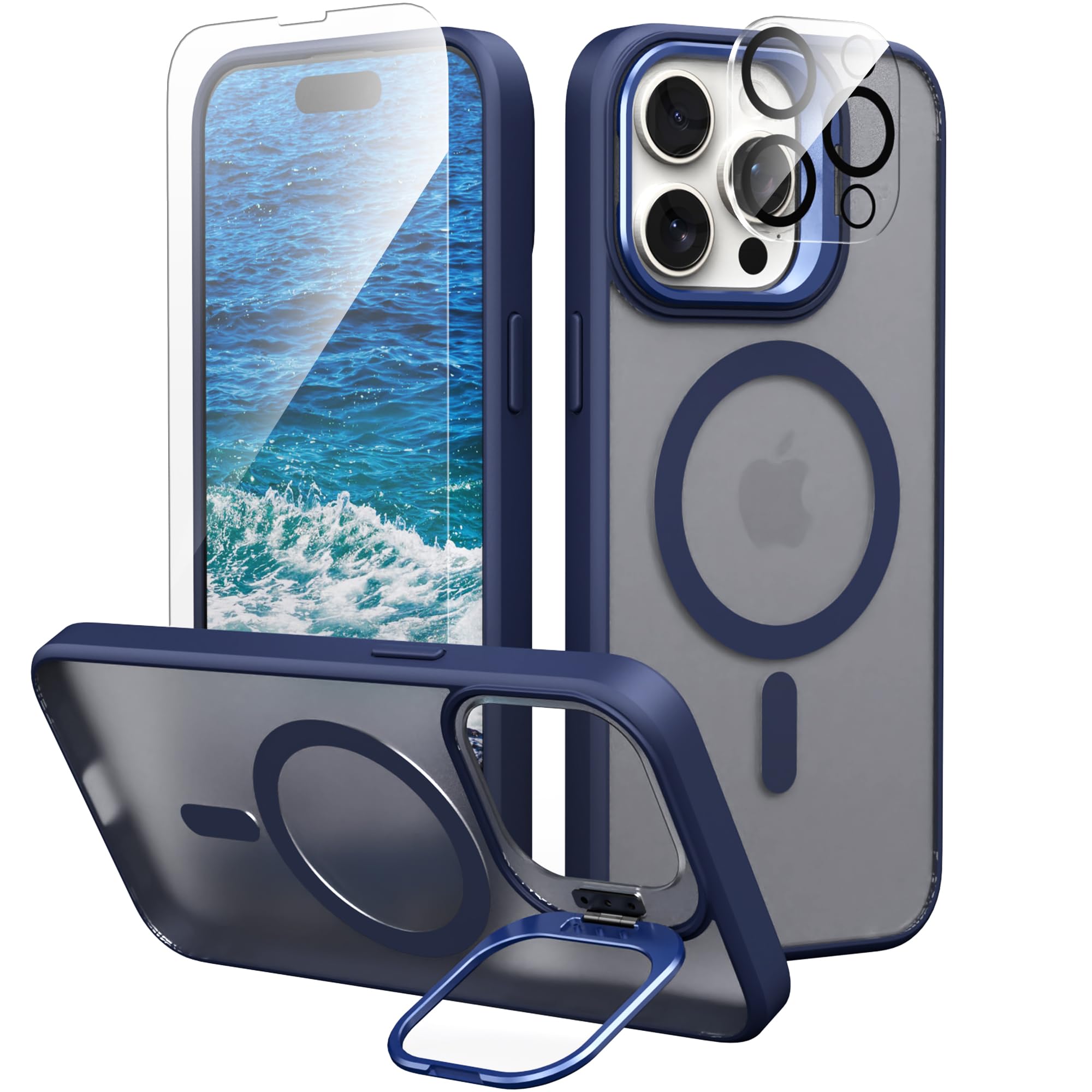 Coque iPhone 14 Pro avec protecteur écran et verre objectif rigide aimanté - 8