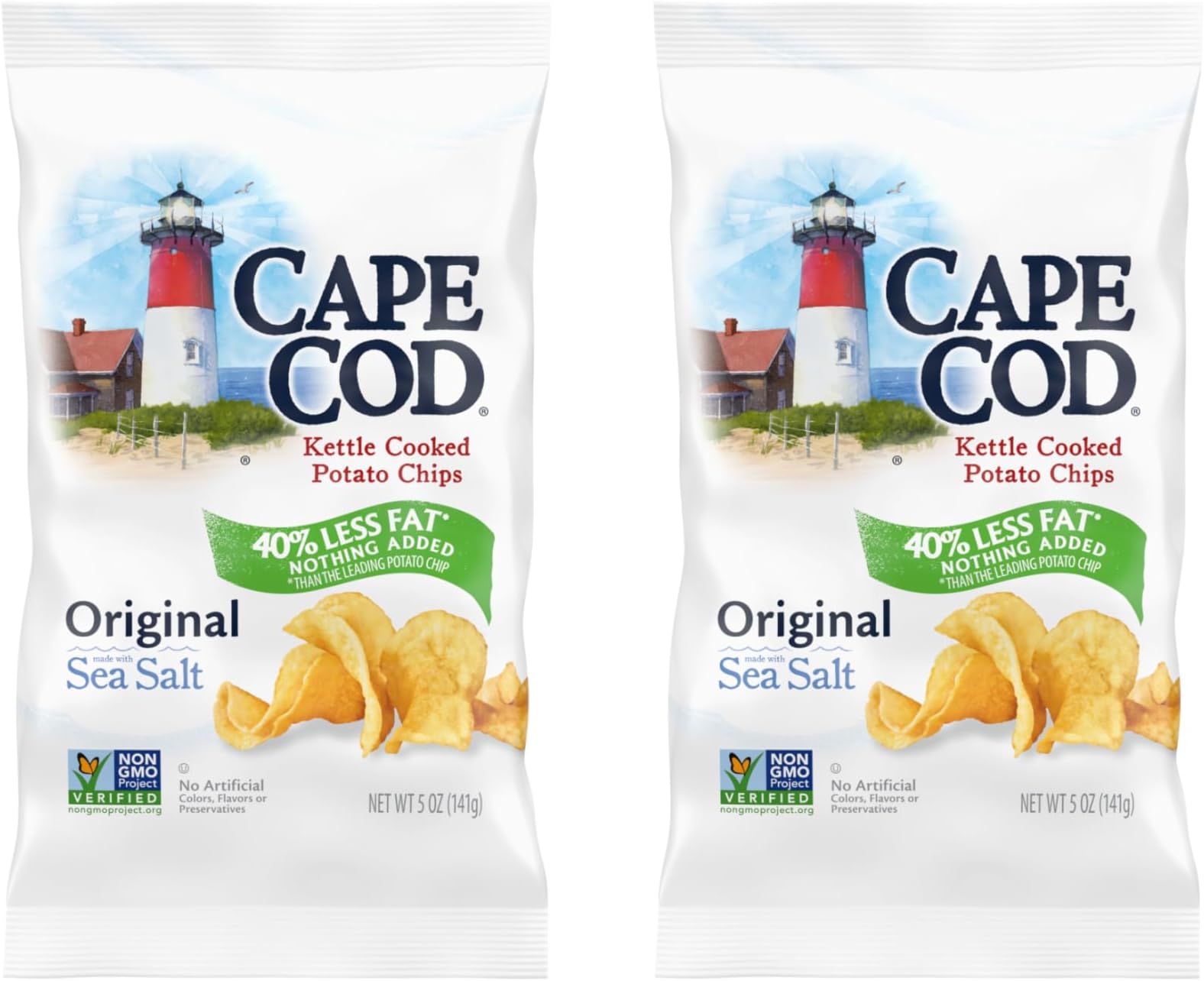 Potato Chips, Potato Chips Reduced Fat, 5 Ounce (Pack of 2)