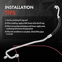 Vista 6 de A-Premium Conjunto de manguera de línea de descarga de A/C compatible con Kia Sorento 2014-2015 V6 3.3L, compresor a condensador