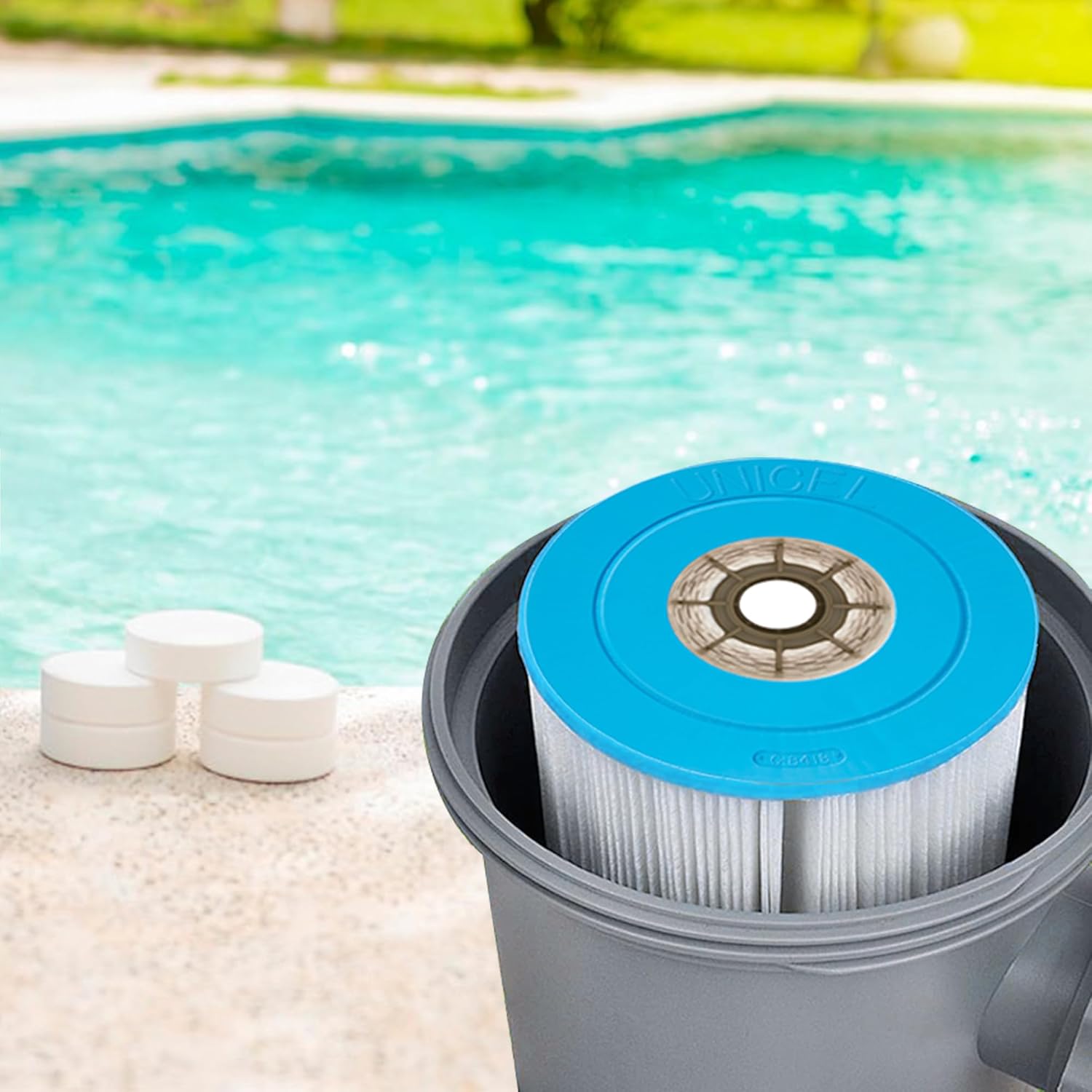 Unicel C-8418 200 Square Foot Media Replacement Pool Filter Cartridge with 200 Pleats, Compatible with Jandy - Image 5