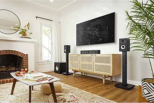 Miniatura 6 de Polk Monitor XT12 Powered Sub - Woofer equilibrado de 12 pulgadas y amplificador de clase AB de 100 W, gabinete MDF de baja resonancia y rejilla