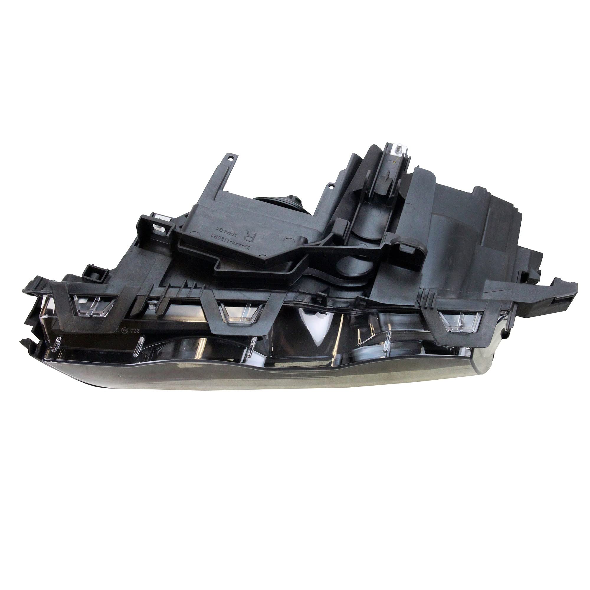 BESTPRICE 2x fari anteriori sinistro + destro lente trasparente H7 FF - Fari con servomotore per il livellamento dei fari, compatibili con BMW 3 (E46), 3 Touring (E46)