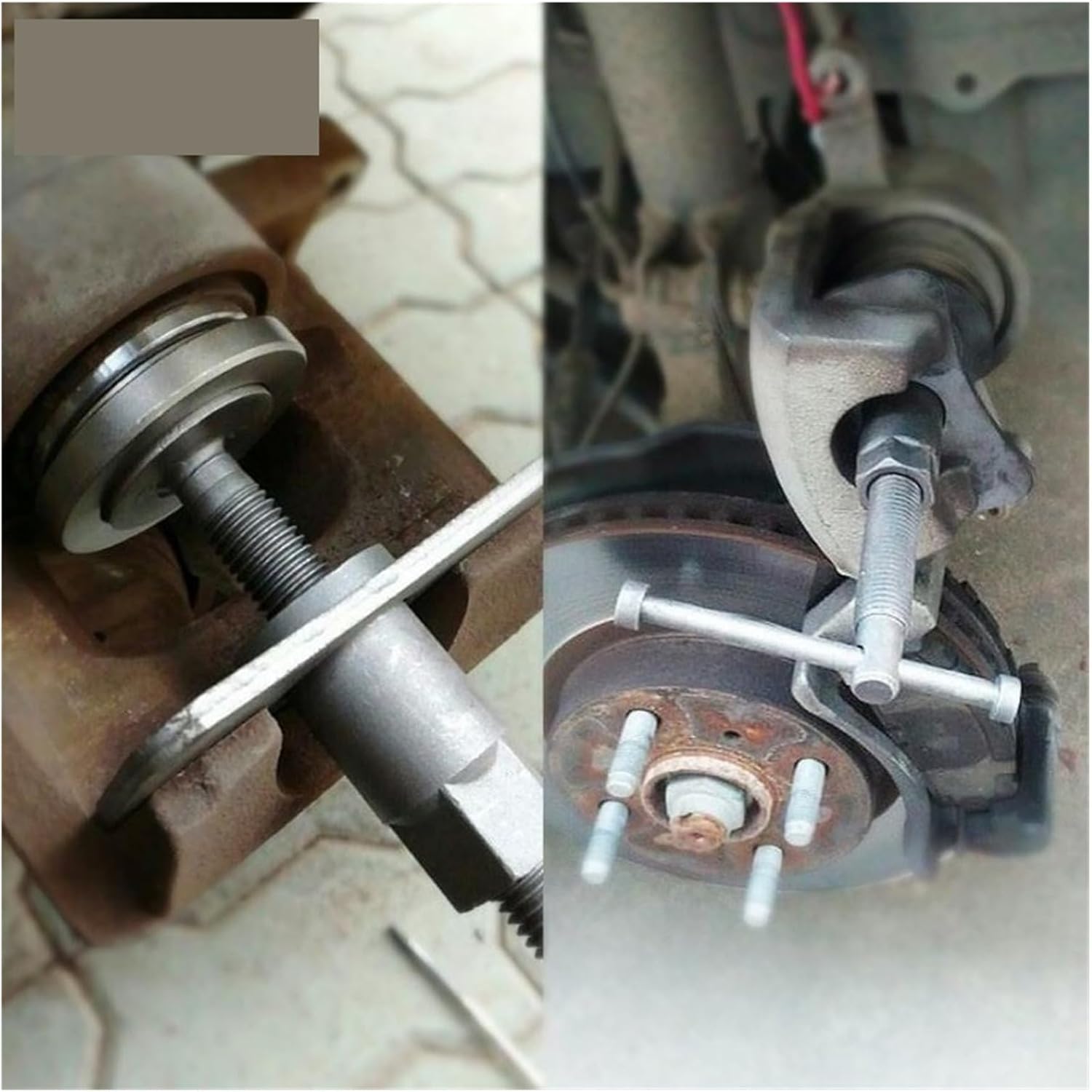 22pcs Universal Car Disc Brake Caliper Wind Back Brake Piston Compressor Tool Kit for Most Automobiles Garage Repair Tools