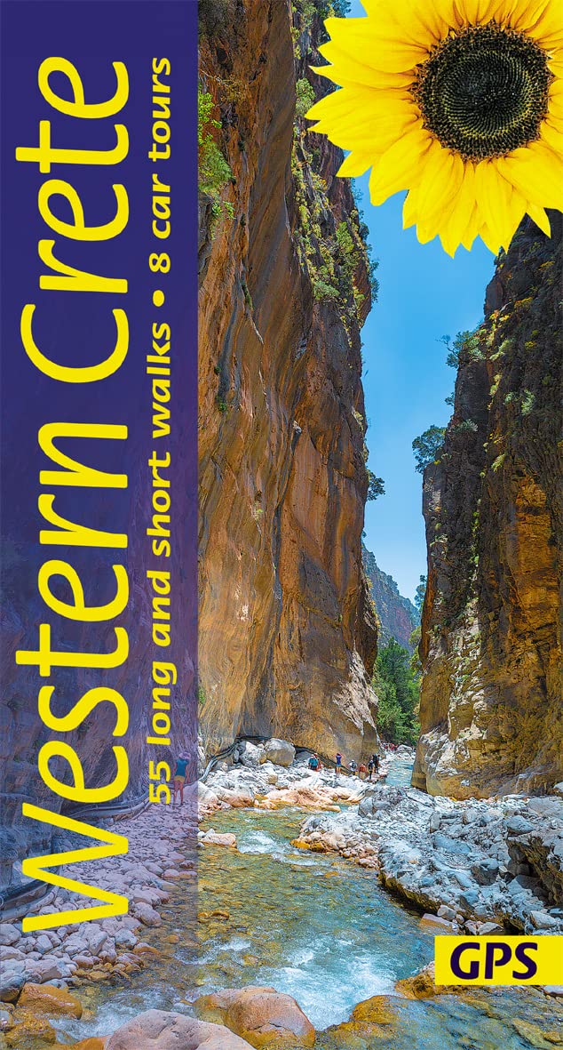 Western Crete Walking Guide: Coastal Trails, Gorge Walks & Scenic Drives (Sunflower Guides): 55 long and short walks, 8 car tours