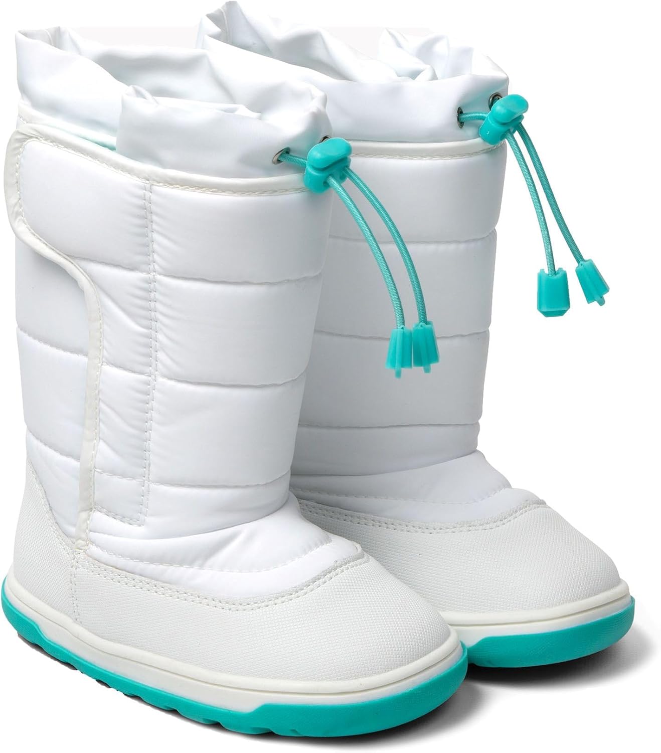Ten Little Toddler Snow Boots for Boys & Girls, Waterproof, Insulated, Slip Resistant Winter Boots with Hook and Loop Closure for Kids