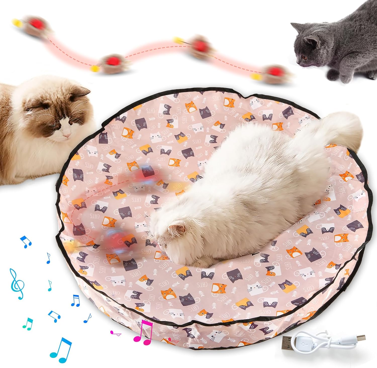 Image showcasing 15 Best Motion-Sensor Interactive Cat Toys That Will Keep Your Feline ...
