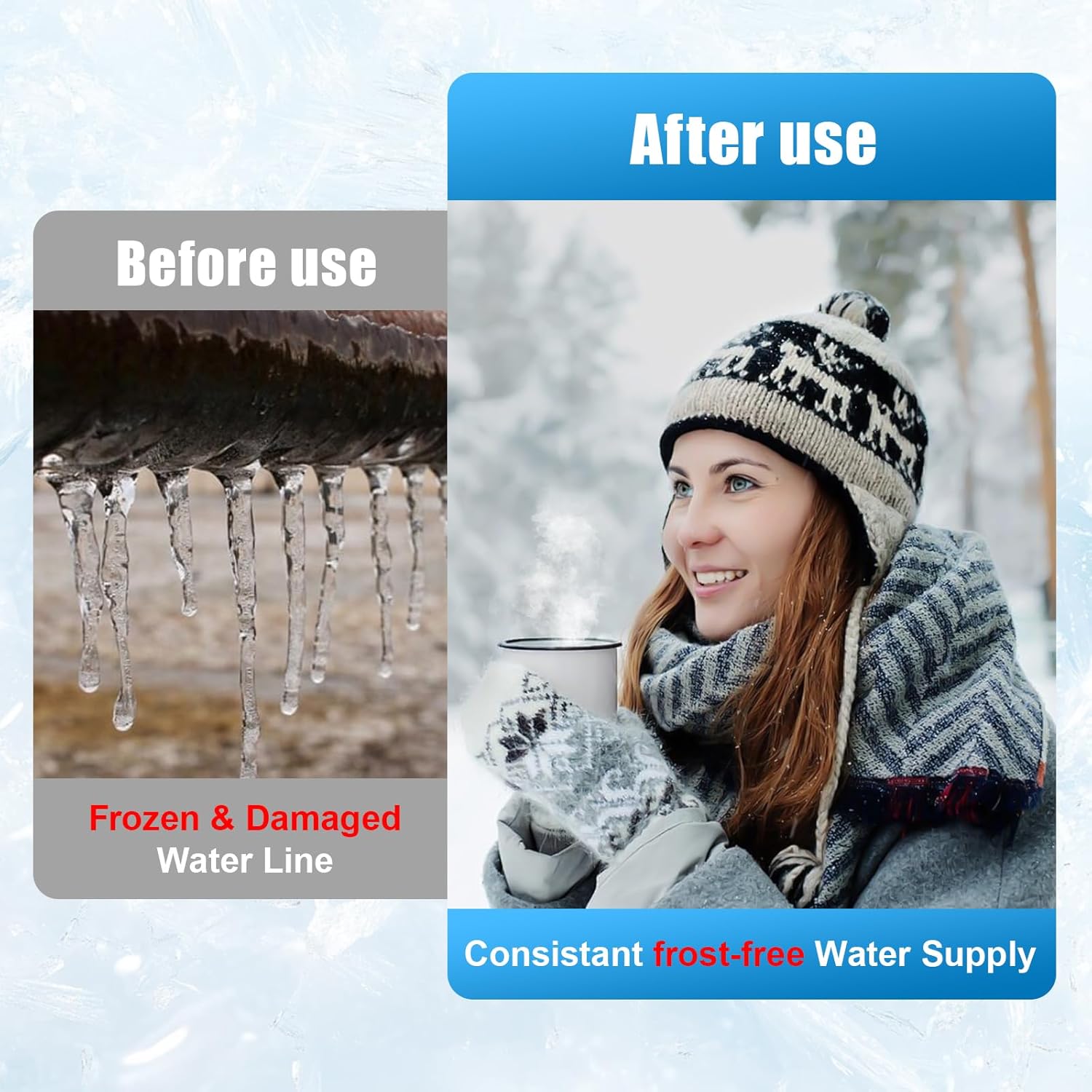 Electric Antifreeze Kit for Truma AquaGo Comfort/Plus - Frost Protection Down to -4°F | 12V DC-Powered RV Water Heater Kit | Easy Plug-and-Play Installation | Replace 77400-01