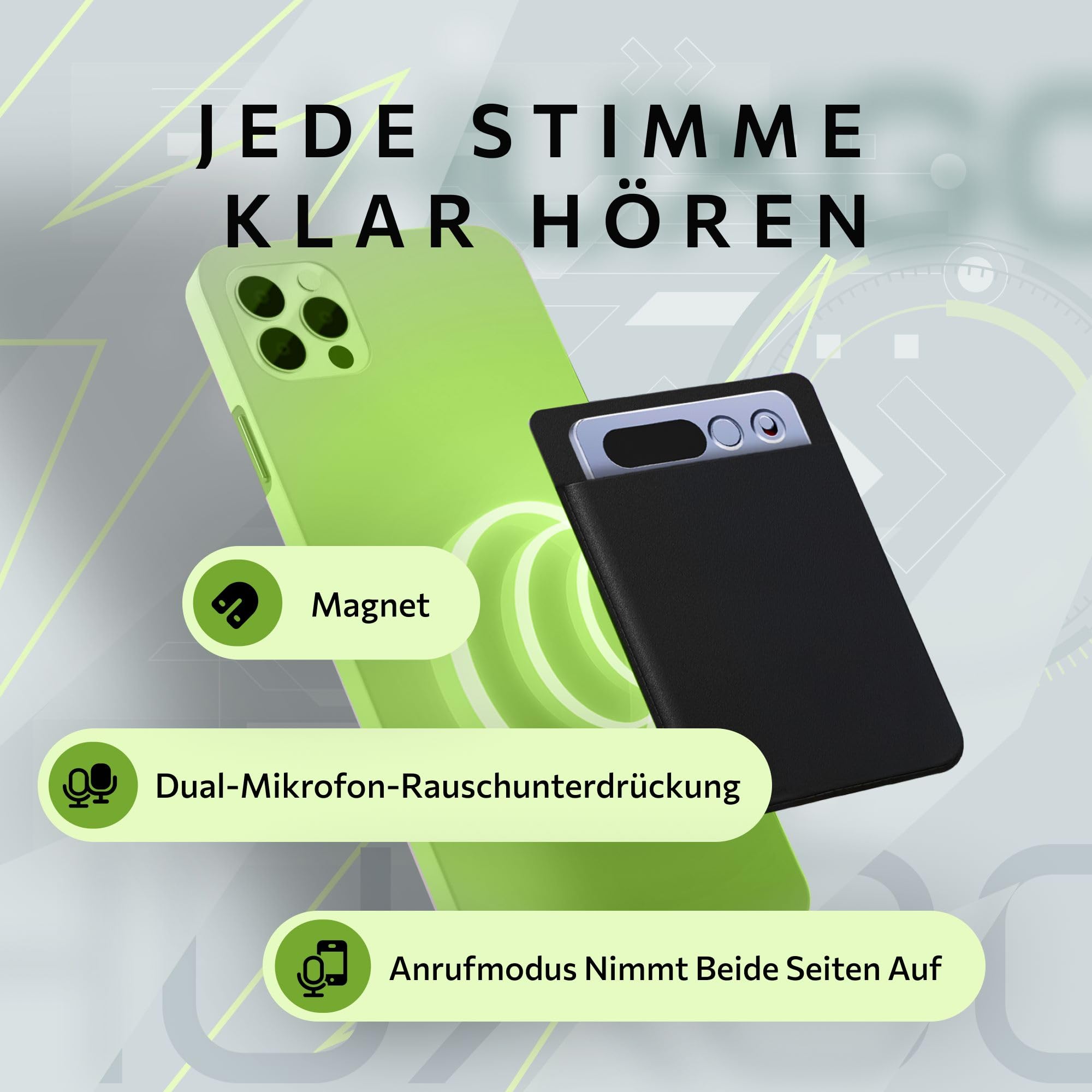 AI Diktiergerät 64GB – Dual-Mikrofon Rauschunterdrückung – 35 h Akku, Bluetooth 5.3 – App mit Transkription & Übersetzung (118+ Sprachen) – Voice Recorder mit Schreibfunktion