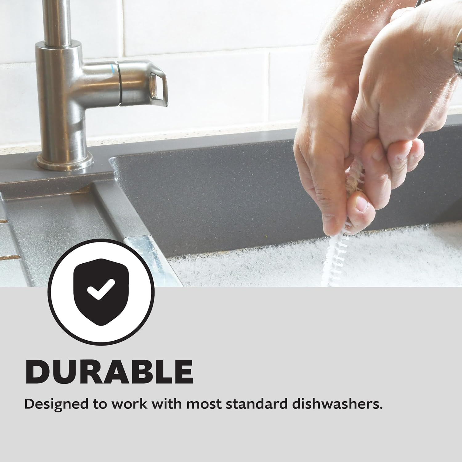 Waxman PlumbCraft White Dishwasher Installation Kit 7027700LF, Dishwasher Parts and Accessories Including Dishwasher Drain Hose, Dishwasher Water Supply Line, Compressions, and More