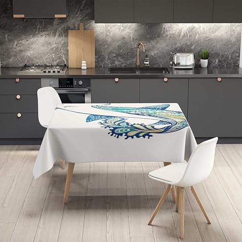 Vista 10 de Wanderlust Decor Mantel Redondo para Mesa De 4 Sillas Decoración Multifall Decoración para Comedor 30 X 30 Pulgadas