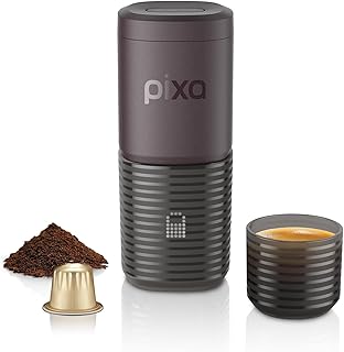 WACACO Portable Electric Coffee Maker, with 4 Types of Coffee and Fast Heating, 3 * 3000mAh Battery Portable Coffee Maker ...