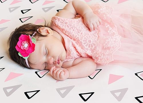 Miniatura 5 de Juego de 2 sábanas ajustadas de punto de jersey elástico ultra suave, se adapta a sábanas portátilesmini cunas, almohadillas de colchón de corrales,