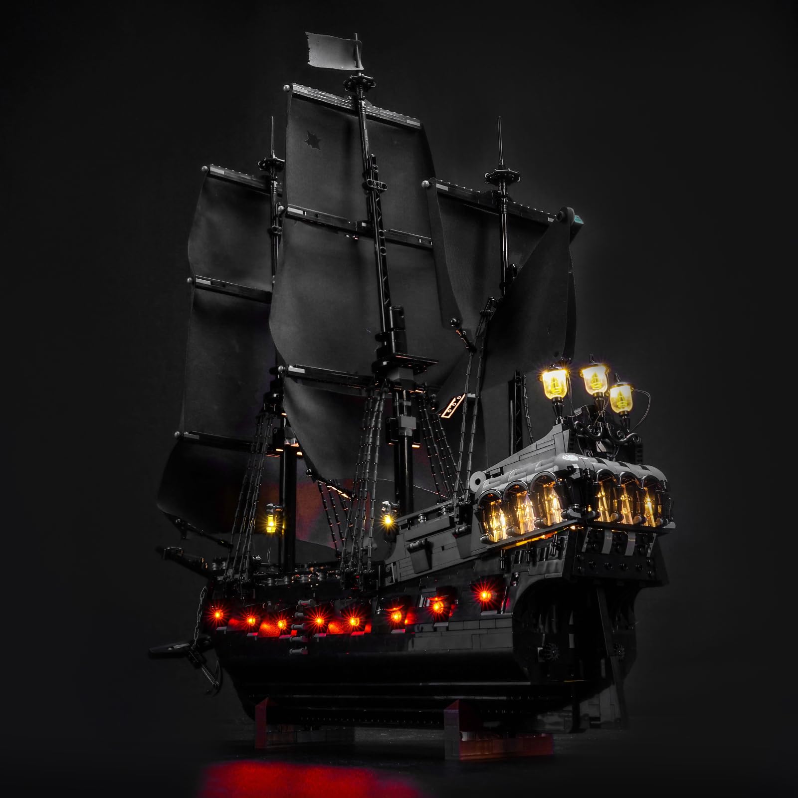 Remote Control Light Kit Compatible with Lego Captain Jack Sparrow's Pirate Ship 10365 (No Model) - Image 2