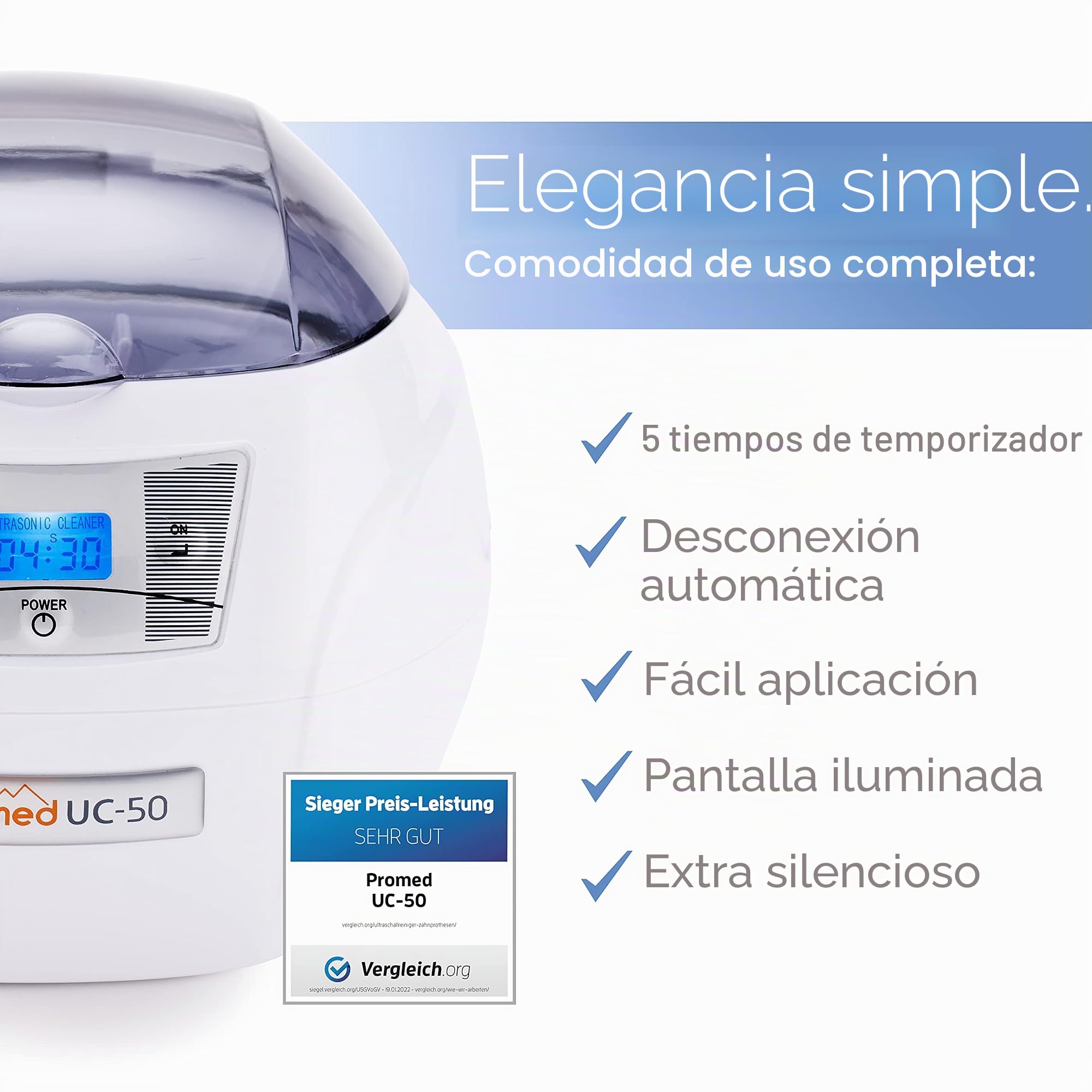 Promed Promed UC-50 - Limpiador por ultrasonidos