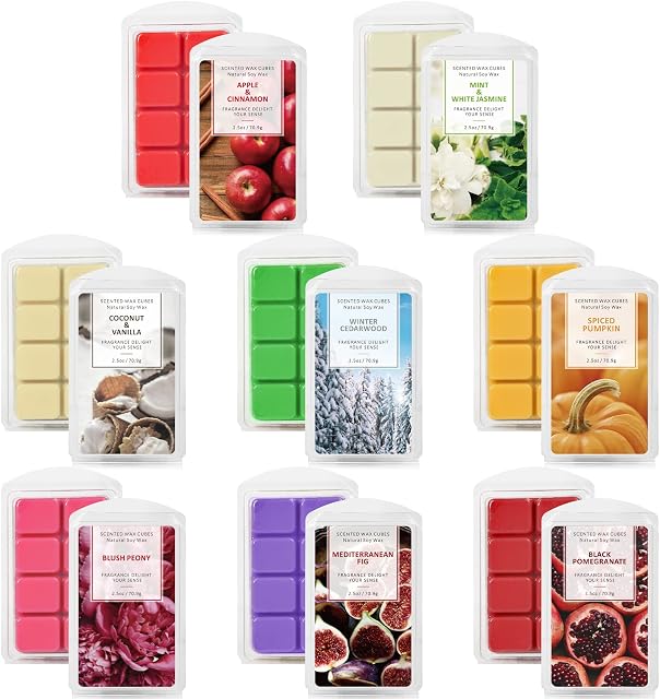 LA BELLEFÉE Wax Melts, Wax Cubes, Scented Wax Melts for Warmer, Scented Wax Melts Wax Cubes for Relaxing Aromatherapy,Spa, Bath, Yoga8x2.5oz
