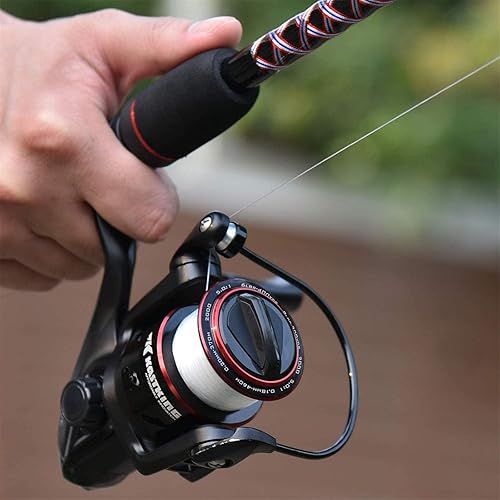 Miniatura 7 de KastKing Brutus Spinning Reel, Freshwater Spinning Fishing Reels, Graphite Frame, CNC Aluminum Spool, 5.2:1 Gear Ratio, 4+1 Ball Bearings