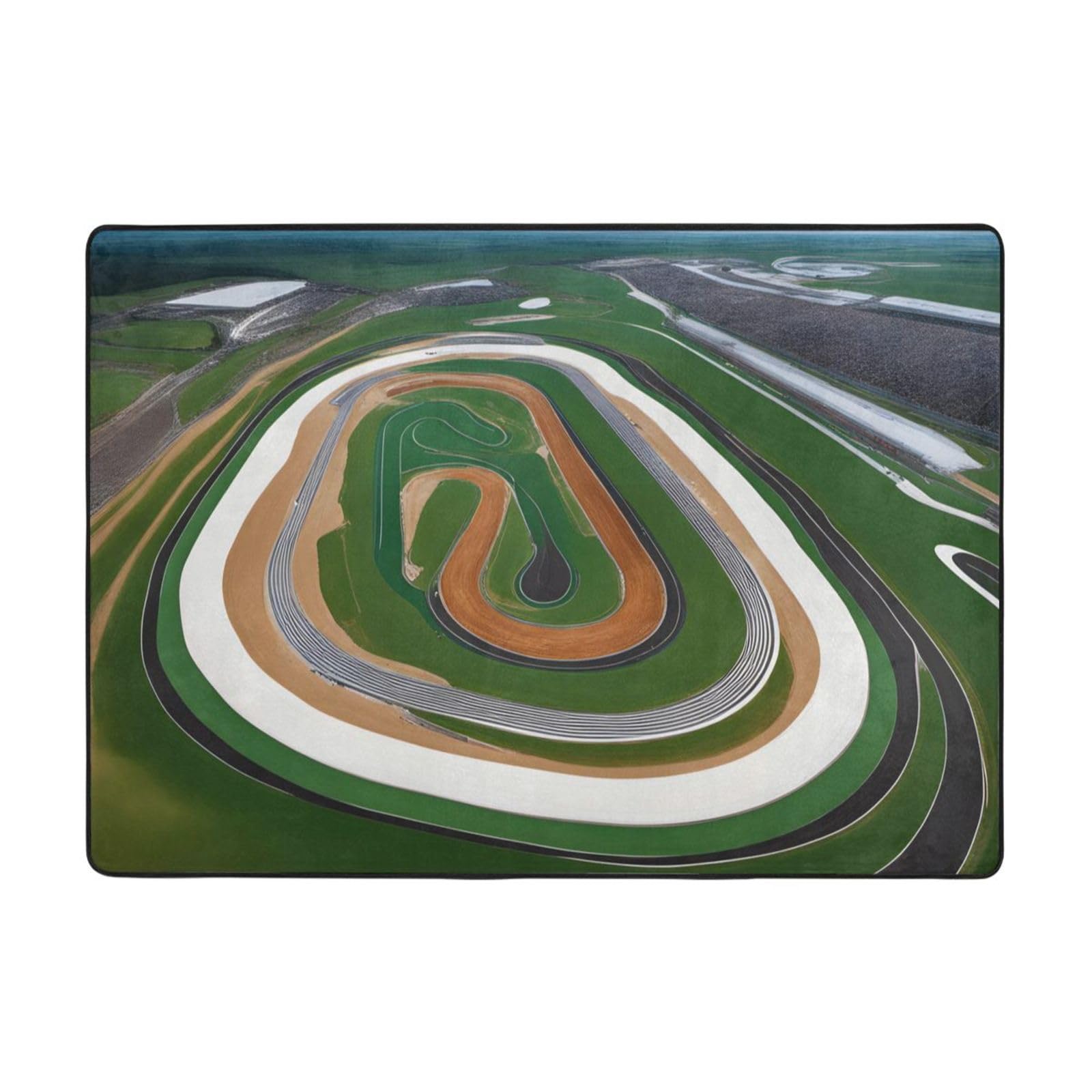 Tapis de sol doux BROLEO circuit auto pour de longs moments de jeu en famille dans le salon
